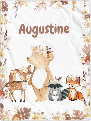 Miniatura 11 de Manta de Bebé Personalizada para Niñas, Manta de Bebé Personalizada con Nombre Súper Suave Mantas con Nombre Personalizado para Niños, Mantas