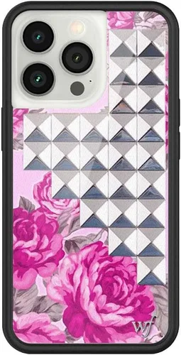 Miniatura 29 de Fundas Wildflower - Compatibles con Apple iPhone 13 Pro Protector de goma negro, certificado de prueba de caída de 4 pies, propiedad de mujeres