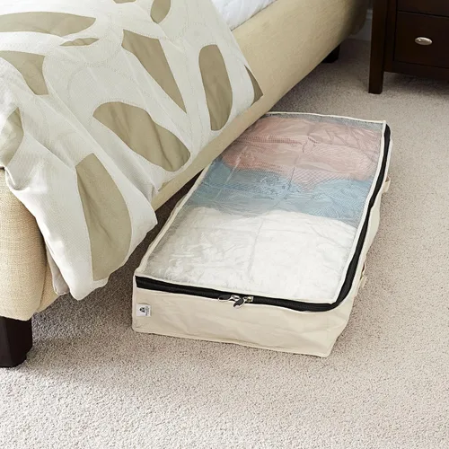 Miniatura 4 de Household Essentials Cedarline Collection organizador de clóset con 6 estantes, de algodón natural, Algodón