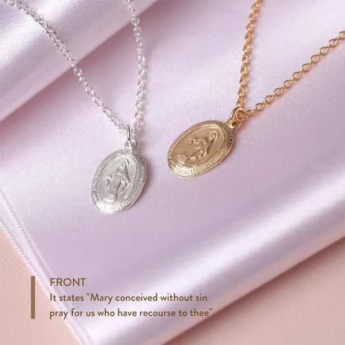 Miniatura 2 de BENIQUE Collar delicado para mujeres y niñas plata de ley 925 maciza o metales rellenos de oro de 14 quilates cadena fina colgante significativo