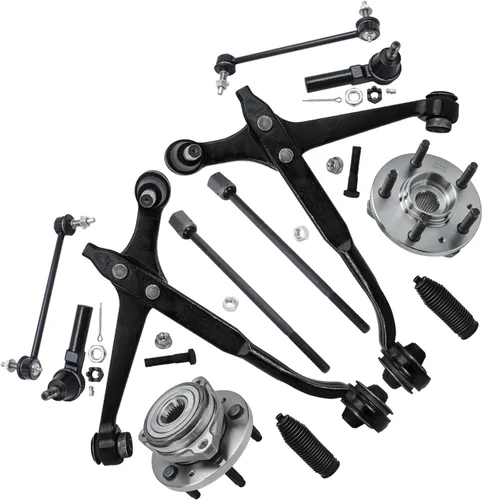 Miniatura 263 de Detroit Axle - Kit de nudillos de dirección delantera izquierda para Ford Edge Lincoln MKX 07-10, cojinete de rueda del lado del conductor, nudillo