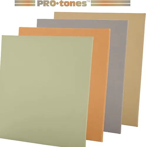 Miniatura 6 de Paramount Pro-Tones All-Media - Paneles de lienzo tonificados, paquete de 3, lienzo 100% algodón imprimado triple, colores no reflectantes, Sahara 9