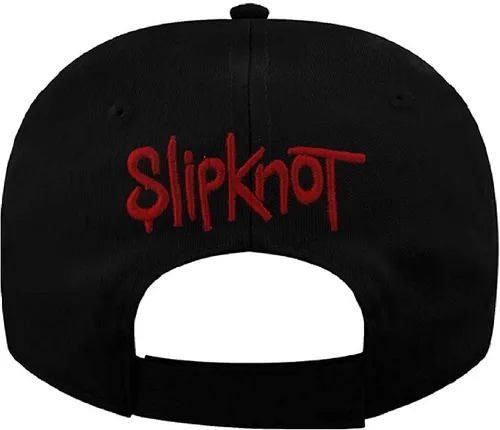 Miniatura 2 de Slipknot Gorra de béisbol clásica con logo bordado strapback, negro, Negro