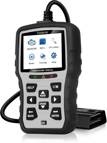 CR20 Pro Escáner OBD2 Universal Mejorado Lector de Códigos de Coche Lector de Fallas del Motor para Apagar la Luz CEL, Leer y Borrar DTCs,
