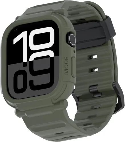 Miniatura 13 de elkson Quattro Pro Series Rugged para Apple Watch Ultra 3 2 1 Band Case de 1.732 pulgadas (1.929 in), protector de pantalla de vidrio templado