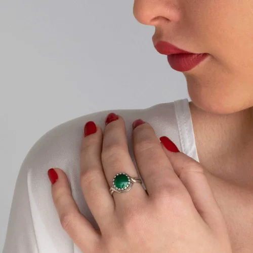 Miniatura 64 de 925 Sterling Silver Gemstone Rings for Women - Anniversary Rings for Women - Sterling Silver Rings for Women - Dainty Sterling Silver Rings