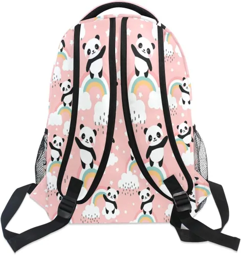 Miniatura 47 de ATTX Linda mochila con diseño de panda para niños y niñas, Panda-h, Ciclismo