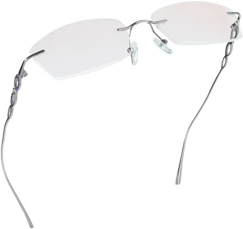 Miniatura 14 de LifeArt Gafas de lectura con marco de titanio puro, con bloqueo de luz azul, reducen la fatiga ocular, elegantes para hombres y mujeres