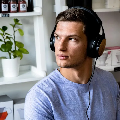 Miniatura 8 de thinksound ov21 - Auriculares con cable – Monitor de estudio profesional con micrófono de grado profesional, aclamado por la crítica, con cable