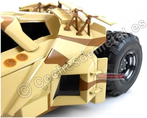 Miniatura 8 de Hotwheels Heritage 1:18 Batmobile Tumbler Camoflage Versión Modelo Fundido