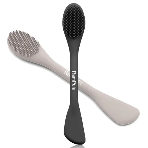 Aplicador de cepillo de máscara facial, cepillos de máscara para limpieza facial y exfoliación, herramienta aplicadora de máscara de arcilla facial,