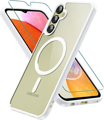 Miniatura 9 de Funda magnética para Samsung Galaxy A15, Samsung A15 5G con protector de pantalla, [protección contra caídas de grado militar] Funda protectora
