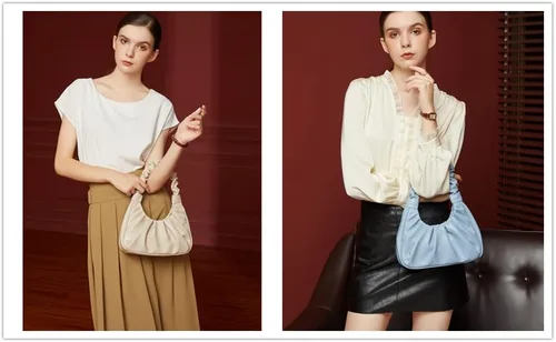Miniatura 7 de moda para las mujeres lindo Hobo Tote bolso mini embrague con cremallera
