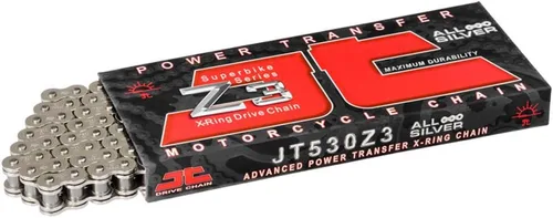 Miniatura 5 de JT Cadena JTC530Z3GS106RL (Serie 530) Oro 106 Enlaces Super Heavy Duty X-Ring Cadena con Enlace de Conexión
