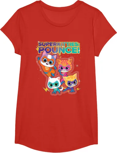 Miniatura 51 de Disney Junior SuperKitties Pounce! Camiseta de equipo completo, talla S