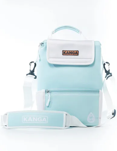 Miniatura 7 de Bolsa enfriadora aislada Kanga - Bolsa enfriadora suave - Enfriador de bebidas para 6 o 12 latas de cerveza y seltzer - Enfriador aislado a prueba