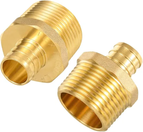 Miniatura 13 de Paquete de 2 adaptadores hembra Pex X 1 pulgada FIP de 1 pulgada, tubo Pex de 1 pulgada a rosca hembra NPT de 1 pulgada, puerto completo, sin plomo