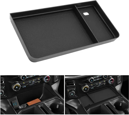 Miniatura 26 de LUWU Bandeja organizadora para consola central Ford Edge 2024 2020 2021 2022 2023 2024 Ford Edge SE/SEL/ST-Line/Titanio/ST, organizador de consola