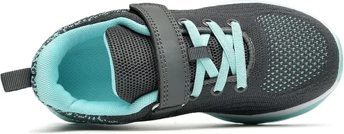 Miniatura 3 de DNOEKW Zapatos deportivos para correr para niños y niñas, tenis para caminar al aire libre, atléticos, gimnasio, ligeros, transpirables