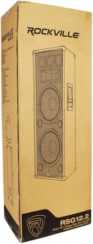 Miniatura 4 de Rockville RSG8 - Altavoz PA pasivo DJ/Pro de 2 vías y 8 ohmios de 300 W, montaje en poste, woofer de 8" + tweeters duales de 3", SpeakON y entradas