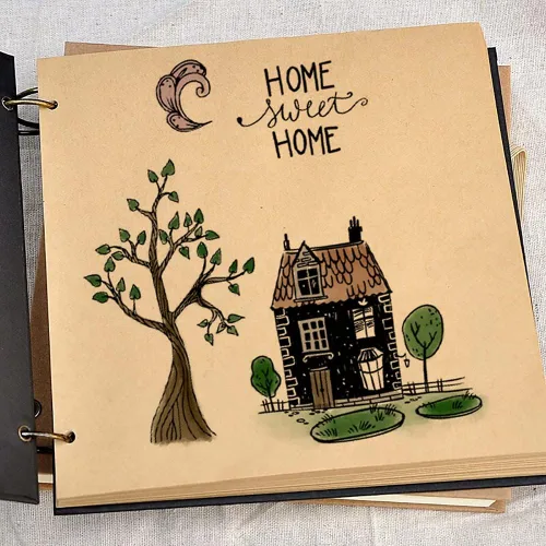 Miniatura 3 de Sellos transparentes de hojas de árboles de otoño para hacer tarjetas y decoración de álbumes de fotos, sello de silicona de casa para el hogar