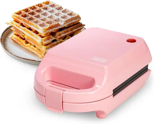 Miniatura 10 de Tasty Mini - Gofrera antiadherente, perfecta para gofres individuales, hash browns, brownies y más, resultados rápidos, fácil de limpiar, 600W