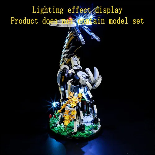 Miniatura 4 de GEAMENT Kit de luces LED compatible con Lego Horizon Forbidden West:Tallneck - Juego de iluminación para modelo de construcción 76989