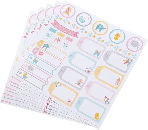 Anita and Su Mundo Collection Nuestros pequeños papeles para álbumes de recortes, papel, etiquetas, 12 x 12 pulgadas