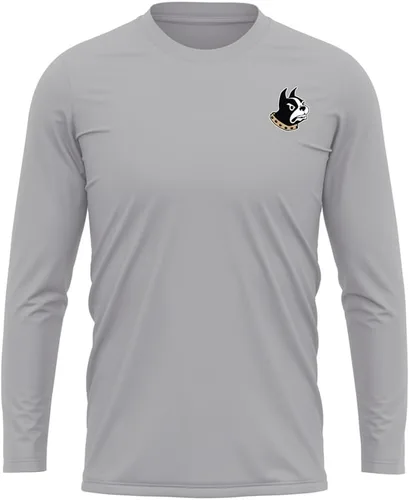Miniatura 211 de Camisa deportiva de manga larga oficial de la NCAA Collegiate para hombre, con logotipo en el pecho izquierdo, colección Athletic Heather
