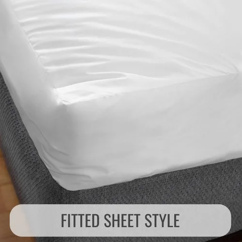 Miniatura 5 de DMI - Protector y funda de colchón impermeable. Sábana ajustable (bajera) contorneada para cama doble.