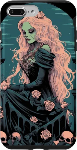 Miniatura 11 de Funda para iPhone 13 Pro Gothic Girl Pastel Goth Wiccan Pagan Anime Nu Goth Grunge