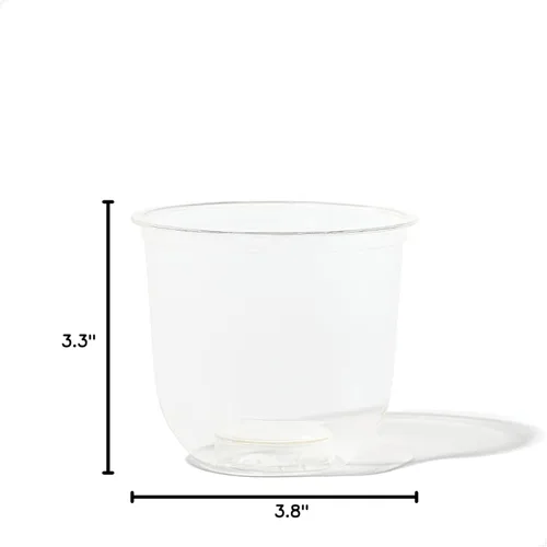 Miniatura 8 de TOSSWARE NATURAL Arc - Vasos Fríos Transparentes a Base de Plantas de 12 oz - Alternativa al Plástico para Fiestas, Despedidas de Soltera, Bodas
