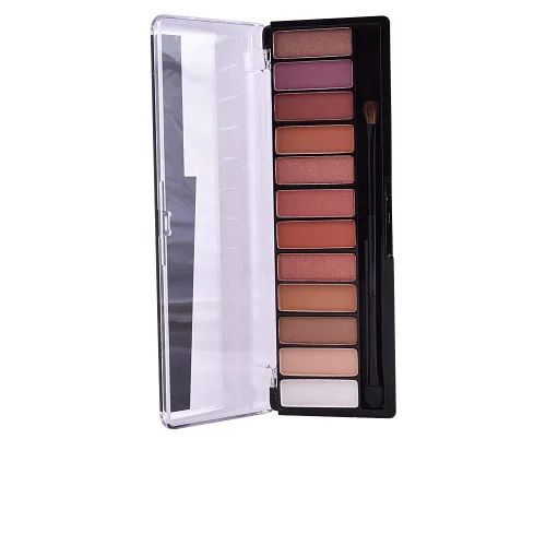 Miniatura 4 de Rimmel London Magnif'Eyes Paleta de sombras de ojos, 12 tonos, fórmula mezclable, versátil, 010, tormenta eléctrica, 0.5 onzas