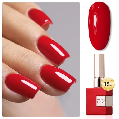 Miniatura 90 de Double Rhythm 15ml de esmalte de uñas en gel, color puro, mismo color, misma botella, esmalte de uñas de remoción para arte de manicura en salón