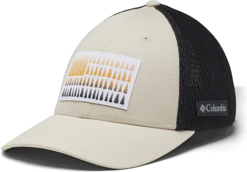 Miniatura 222 de Columbia - Gorra de malla con bandera con árboles unisex para adultos, corona alta
