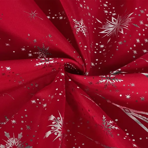 Miniatura 5 de LUSHVIDA Mantel de Navidad, 60 x 120 pulgadas, rectangular, lavable, resistente al agua, decorativo, de microfibra, para banquetes, fiestas, cocina