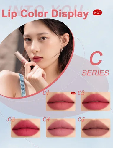 Miniatura 3 de INTO YOU Lápiz labial mate, Super Stay para mujer, tinte de labios de larga duración, impermeable, barro de labios, suave y ligero, mousse de C1