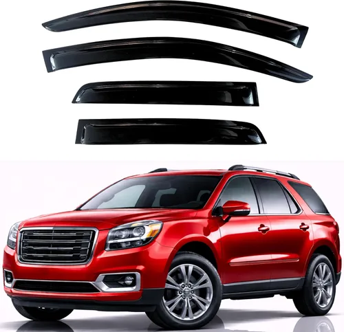 Miniatura 50 de KPY Visor de ventana compatible con Hyundai Tucson 2021-2025, 4 piezas de deflector de ventilación para ventana lateral, estilo Mugen, protector