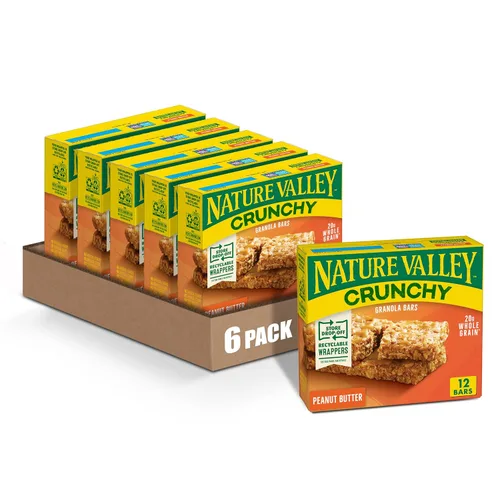Miniatura 12 de Nature Valley Granola Barras, Pecan Crunch, 12 CT 8.94 oz