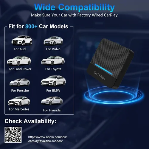 Miniatura 6 de Car TV Mate Pro y adaptador multimedia inalámbrico CarPlay HDMI, convertidor de palo de TV Fire 2025 para lanzadores de pantalla/máquina