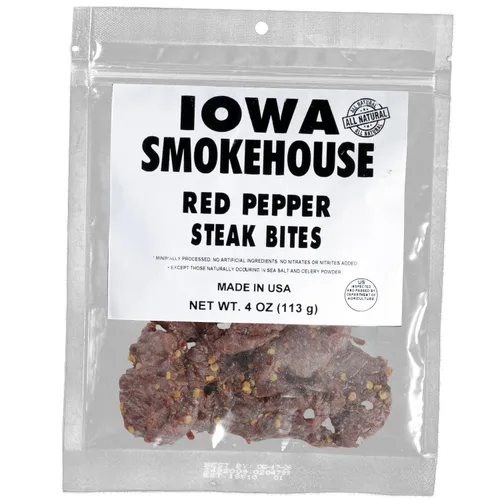 Miniatura 7 de IOWA SMOKEHOUSE Bocaditos de bistec, 4 onzas (pimienta negra agrietada pequeña)