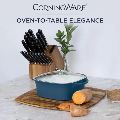 Miniatura 2 de CorningWare QuickHeat - Tostador de aluminio fundido de 3.2 cuartos de galón con tapa e interior de cerámica antiadherente, ligero y rápido