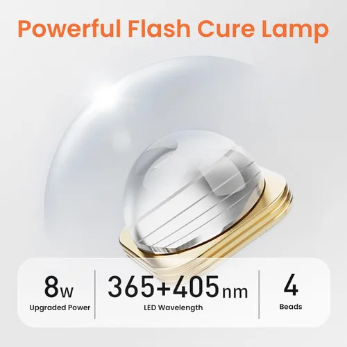 Miniatura 9 de Mini luz ultravioleta de mano para uñas de gel con soporte magnético para secador de uñas de un dedo con pantalla LCD Lámpara de uñas inalámbrica