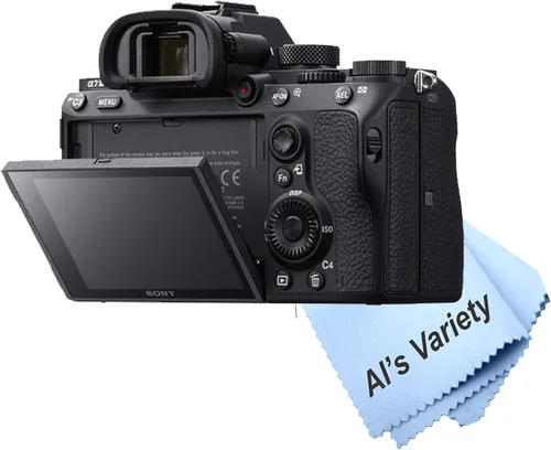 Miniatura 7 de Sony Cámara sin espejo A7 III con tarjeta de velocidad extrema de 1.102-2.756 in + 128 GB, agarre en U, micrófono, luz de video LED, batería