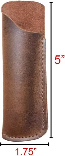 Miniatura 3 de Hide & Drink, Estuche de peine rústico (peine no incluido), funda protectora, funda elegante, cuidado personal, accesorios de peluquería, cuero