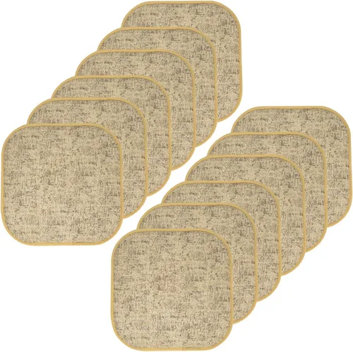 Miniatura 39 de Sweet Home Collection Cojines de espuma viscoelástica para silla, antideslizantes, diseño de panal de abeja, 16 x 16 pulgadas, paquete de 2