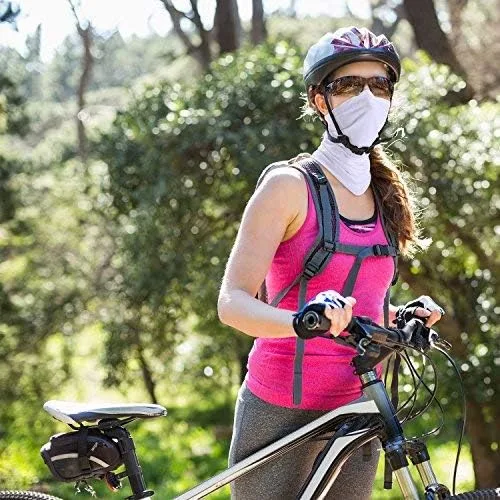 Miniatura 6 de Polaina para el cuello con protección solar y contra el polvo, transpirable, elástica, para el verano, ciclismo, senderismo, pesca