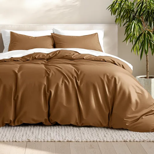 Miniatura 18 de Bare Home - Funda de edredón de ropa de cama extra larga - Colección premium de 1800 hilos súper suave - Funda de edredón ligera y fresca - Ropa