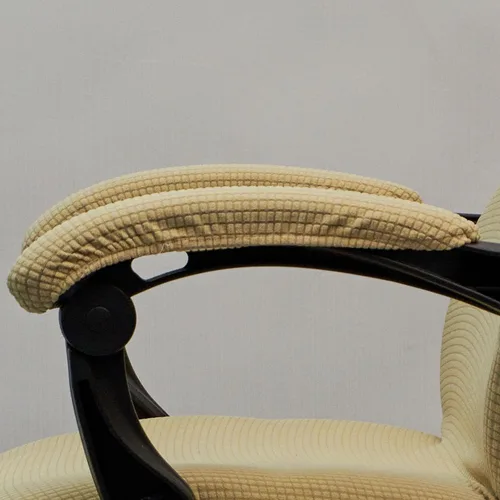 Miniatura 6 de Melaluxe 2 fundas de poliéster extraíbles para reposabrazos de silla de oficina (beige)