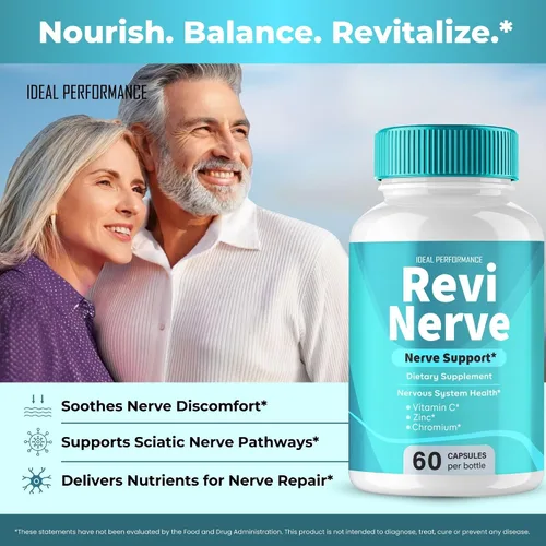 Miniatura 5 de Revi - Cápsulas nerviosas, píldoras oficiales de apoyo nervioso ReviNerve todos los ingredientes naturales, máxima fuerza, fórmula avanzada de salud